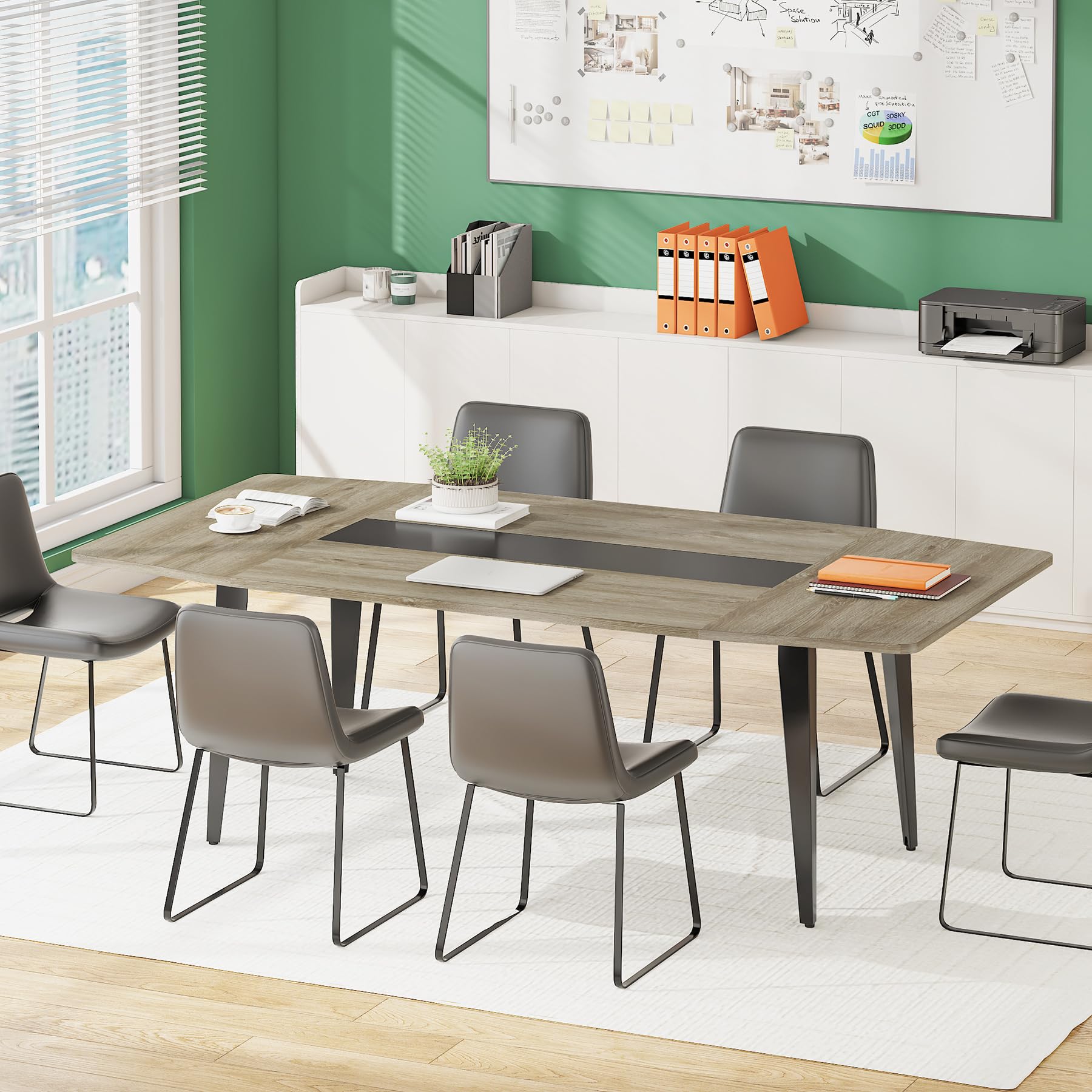 Amazon.com: Tribesigns 6FT Conference Table, 70.86L x 35.43W x